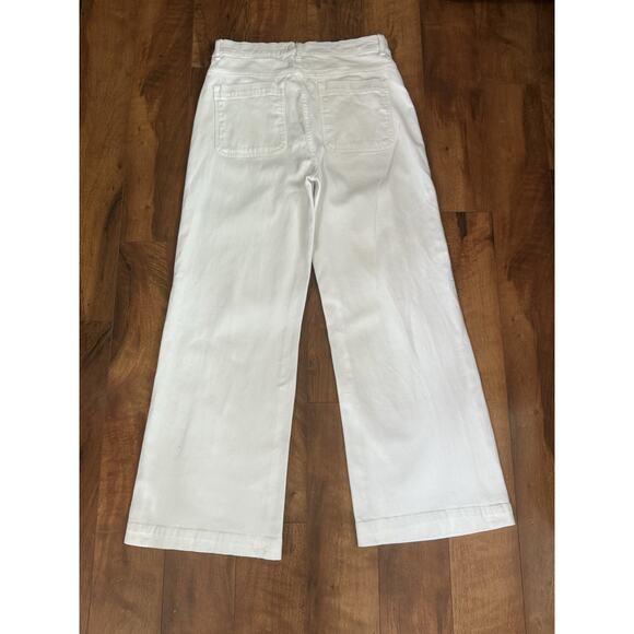 DL1961 Hepburn Wide Leg Jeans White Tide High Rise Vintage Denim Size 31 - Picture 2 of 8
